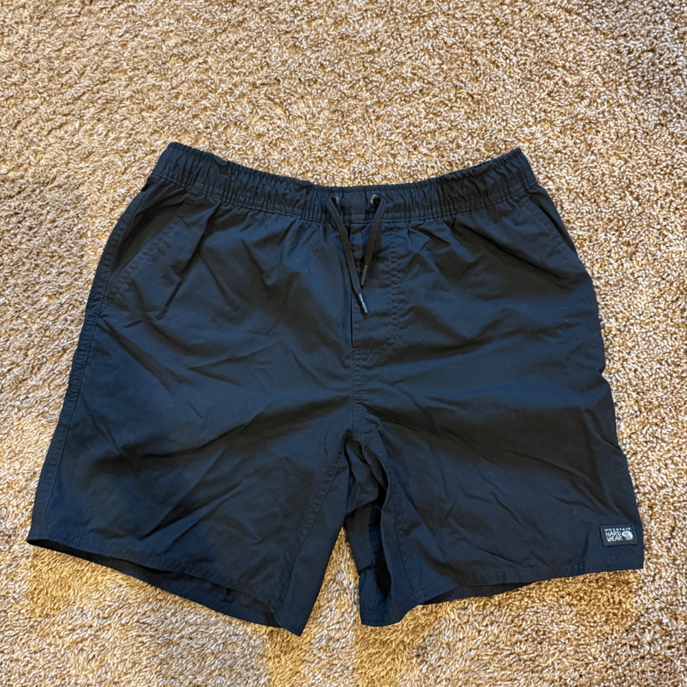 Mountain Hard Ware Black Athletic/Swim Shorts with Elastic Waistband